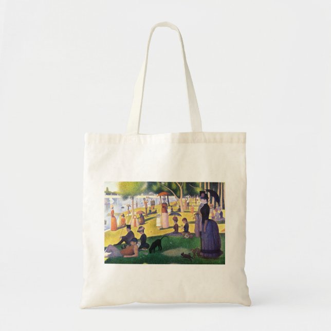 Söndag på La stora Jatte av Georges Seurat Tygkasse (Framsidan)
