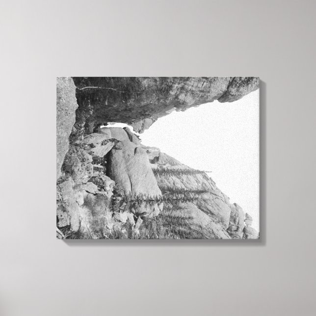 Söndag Picnic vid Gulch nära Custer City Canvastryck (Framsida)