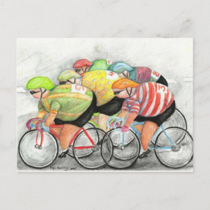 Söndag Ride Postcard, av Lyn Hurring Vykort
