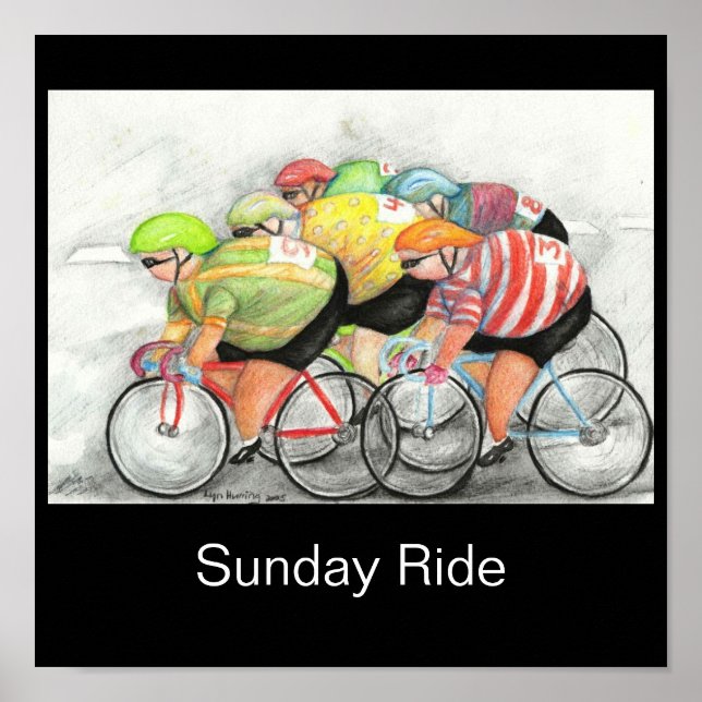 Söndag Ride Poster (Framsidan)
