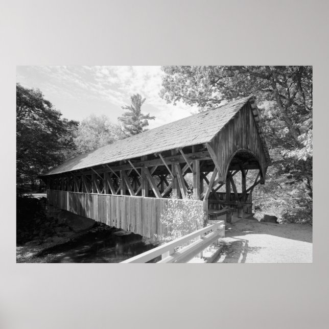 Söndag River Bridge Poster (Framsidan)