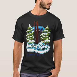 Söndag River Newry Maine ski T Shirt