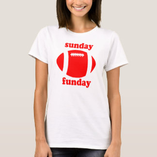 Söndag röda Funday - T-shirt