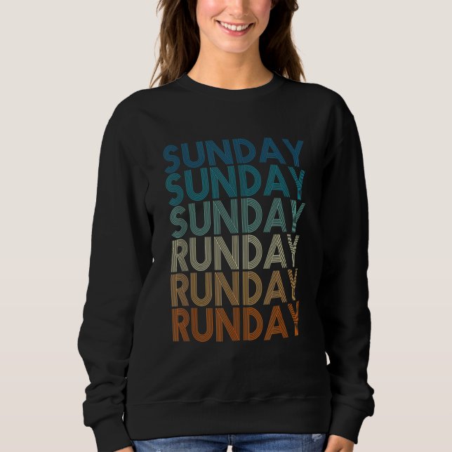 Söndag Runday Running T Shirt (Framsida)
