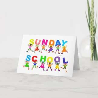 Söndag School Kort