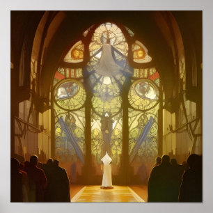 Söndag Service Church Poster