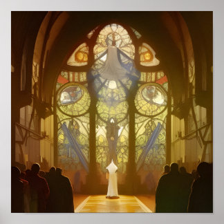 Söndag Service Church Poster