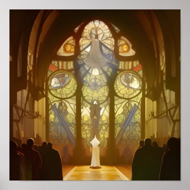 Söndag Service Church Poster (Framsidan)