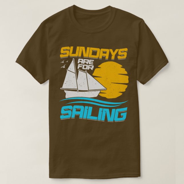 Söndag ska segla t shirt (Design framsida)