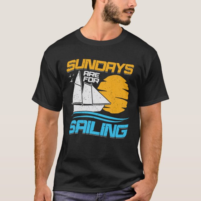 Söndag ska segla t shirt (Framsida)