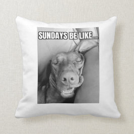 Söndag ska vara som Vizsla Pillow Kudde