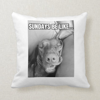 Söndag ska vara som Vizsla Pillow Kudde