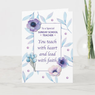 Söndag skollärare tackar läraren Läraruppskattning Kort