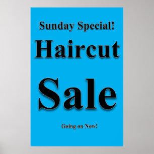 Söndag Speciell Beauty Salon Poster