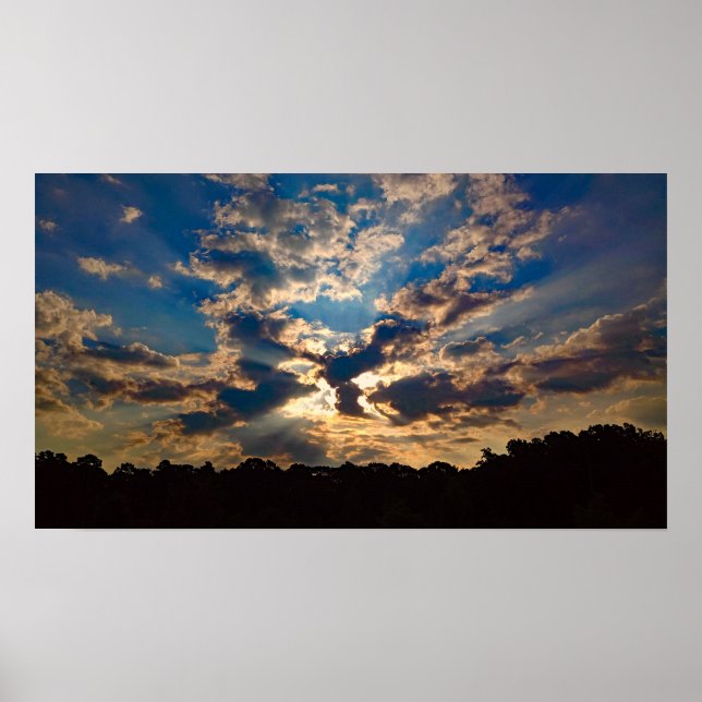 Söndag Sunrise Poster (Framsidan)