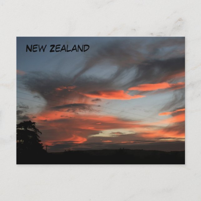 Söndag Sunrise Vykort (Framsida)