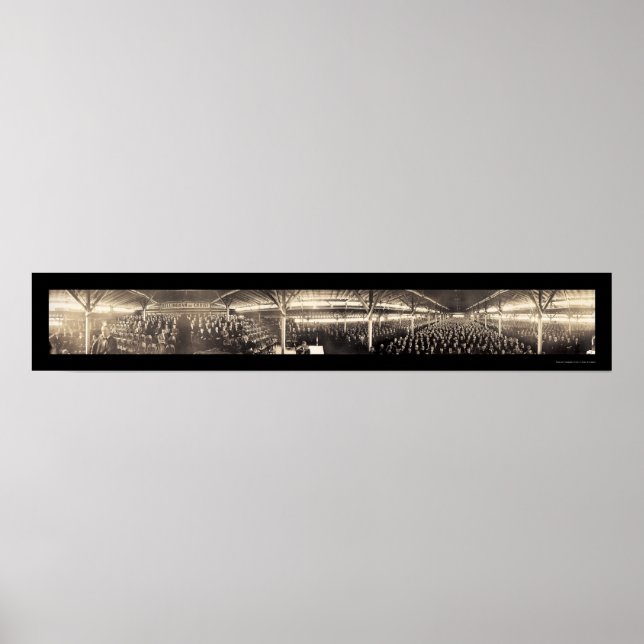 Söndag Tabernacle Photo 1910 Poster (Framsidan)