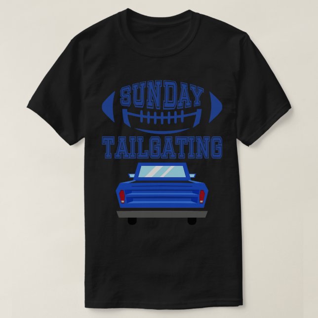 Söndag Tailgating T Shirt (Design framsida)
