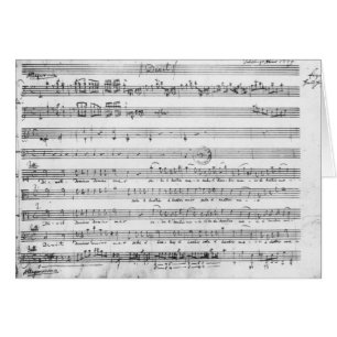 Söndag Vespers, 1779 Hälsningskort