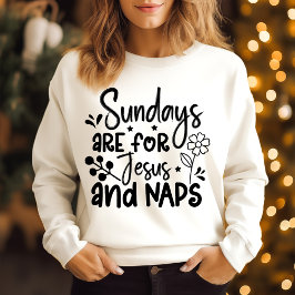 Söndagar är för Jesus och tupplurar T Shirt