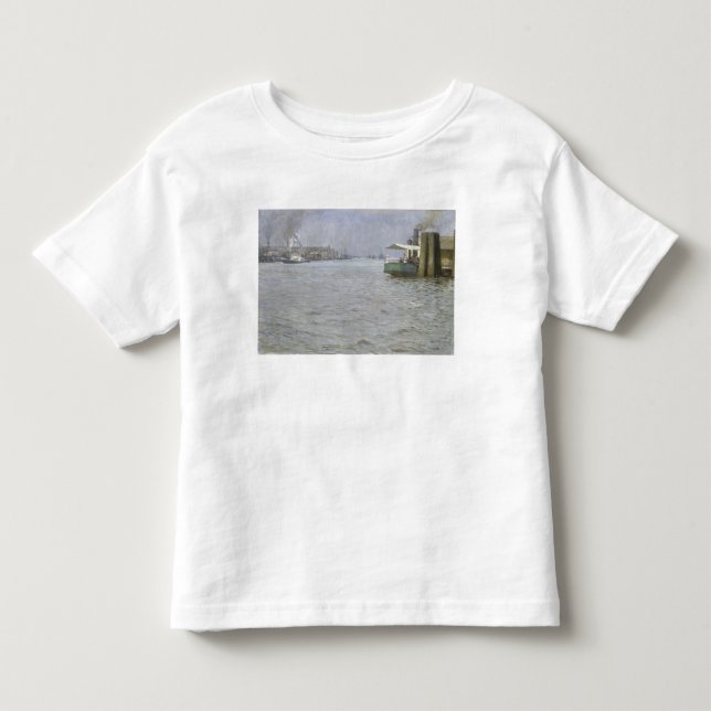 Söndagatmosfär på Elben T Shirt (Framsida)