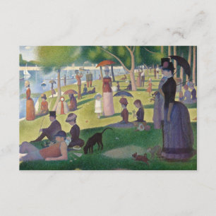 Söndageftermiddag på ön av La stora Jatte Inbjudningar