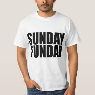 Söndagen Funday värderar T-tröja Tee Shirt