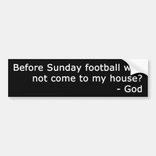Söndagfotboll Bildekal