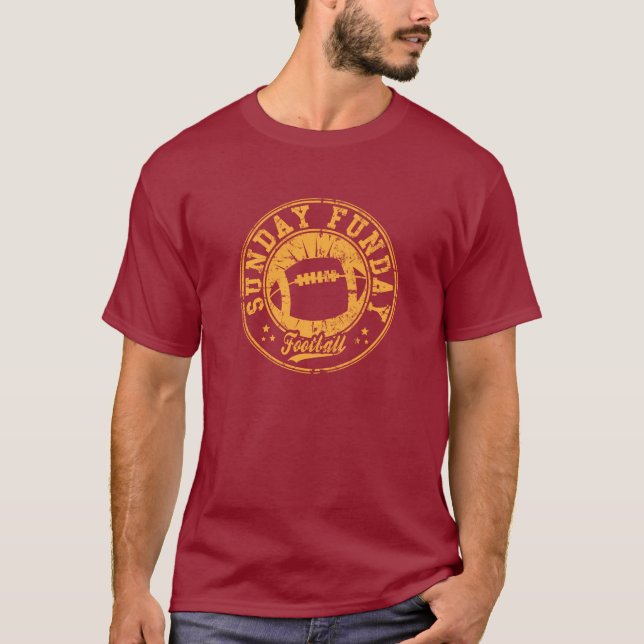 SöndagFunday fotboll T-shirt (Framsida)