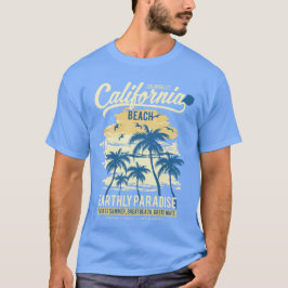 Söndaglig Paradise California Beach T Shirt