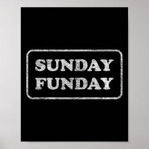 Söndags brunch för amerikansk fotboll BBQ Poster