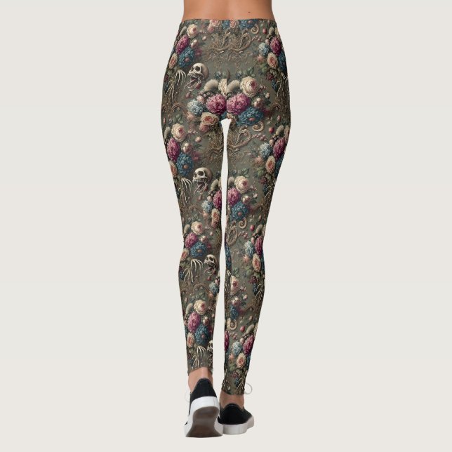 Söndag's Cynic - Gothic Victorian Delirium Leggings (Baksida)