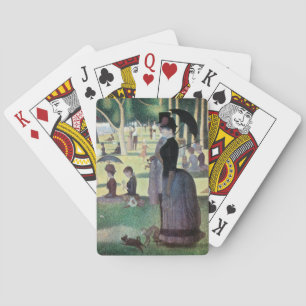 Söndagseftermiddag på ön La Grande Jatte av Seurat Casinokort