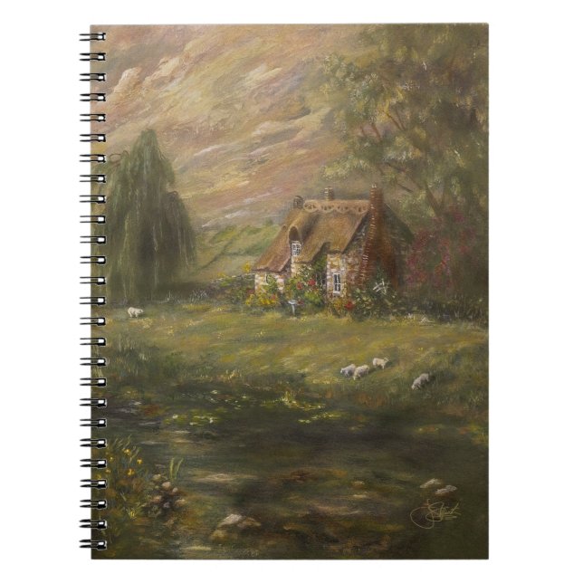 "Söndagsstekt - En engelsk stuga" Anteckningsbok (Framsidan)