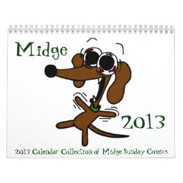 Söndagtecknad för Midge 2013 "kalender Kalender
