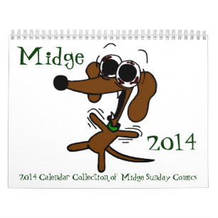Söndagtecknad för Midge 2014 "kalender Kalender