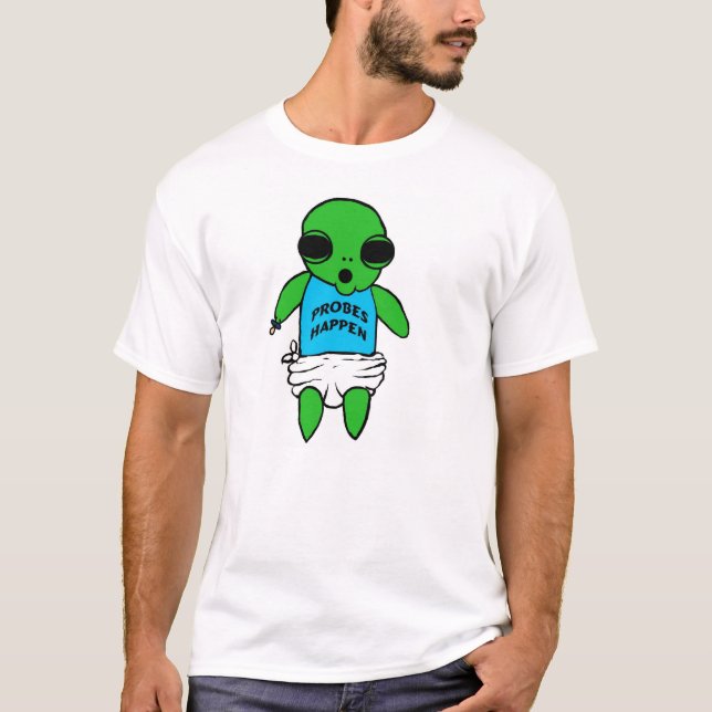 Sonder händer den främmande bebiset t shirt (Framsida)