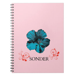 Sonder Minimalistisk Blommig Anteckningsbok | Söt 