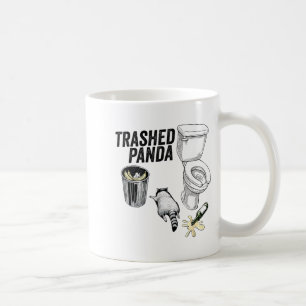 Sönder Panda, Rolig Berusad Tvättbjörn, Skräp Pand Kaffemugg