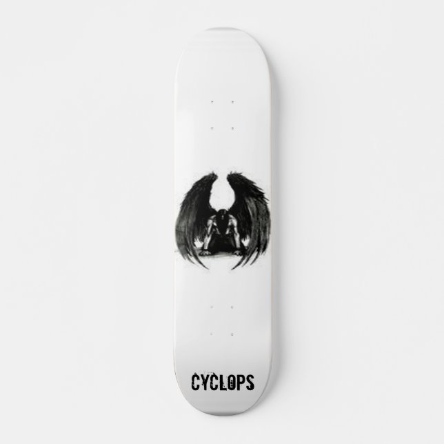 sönderbruten mini skateboard bräda 18,7 cm (Framsida)