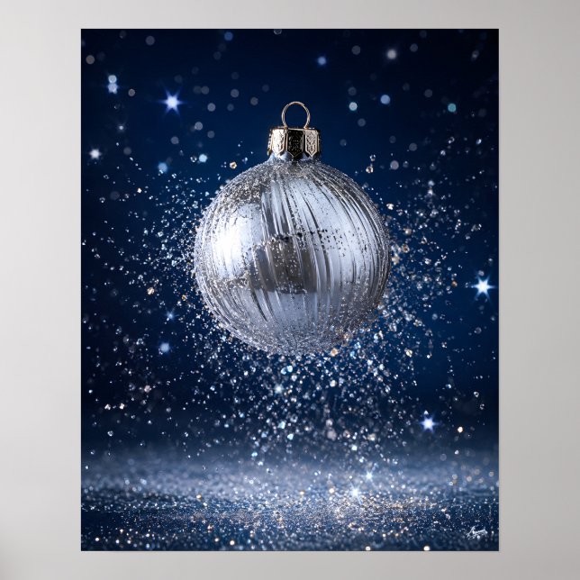 Sönderbrutet ljus prydnads explosion poster (Framsidan)