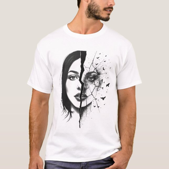 Sönderbrutna Ekon T Shirt (Framsida)