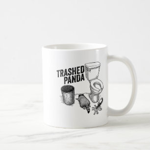 Sönderpadda, Rolig Berusad Tvättbjörn, Skräp Padda Kaffemugg