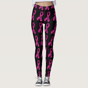 Sönderriven band… bröstcancer för Badass/ Leggings