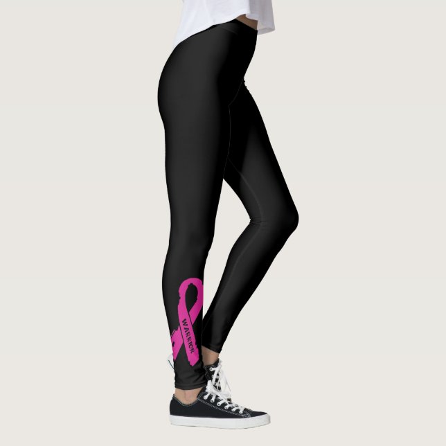 Sönderriven band… bröstcancer för Warrior/ Leggings (Höger)