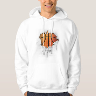Sönderriven basket sweatshirt