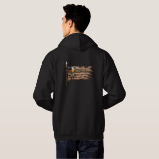 Sönderriven flagghoody hoodie