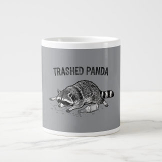 Sönderslagen Panda - Kaffe kopp Jumbo Mugg