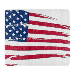 Söndertrasad amerikansk flagga