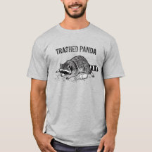 Söndertrasad Panda T-Shirt